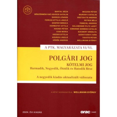 Polg&amp;aacute;ri jog VI/VI. - K&amp;ouml;telmi jog Harmadik, Negyedik, &amp;Ouml;t&amp;ouml;dik &amp;eacute;s Hatodik R&amp;eacute;sz foto