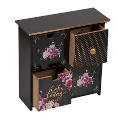 Mini organizator tip dulap, 4 sertare, 23 x 9 x 23 cm foto