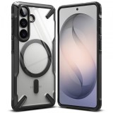 Husa MagSafe pentru Samsung Galaxy S26 Plus S947, Ringke, Fusion X, Neagra