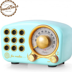 Difuzor Bluetooth Rro, Radio Vintage-Radio FM Greadio cu stil clasic de modă vec