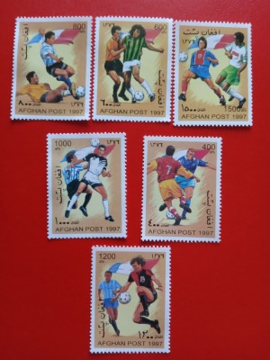 AFGHANISTAN, FOTBAL - SERIE COMPLETĂ MNH foto
