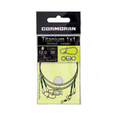 Struna Titanium 1x1/ 20cm / 12kg / 2buc/plic Cormoran