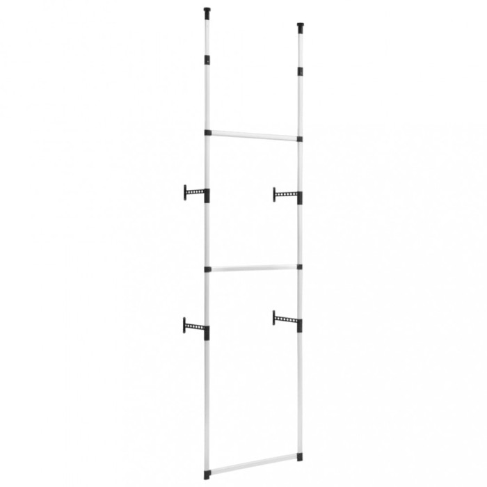 Sistem de sifonier telescopic cu bare, aluminiu
