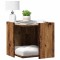 vidaXL Cutie litiera pisici lemn vechi 53x53x51 cm lemn prelucrat
