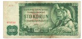 Cehoslovacia 100 Korun 1961 P-91 Seria 270742