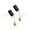 2x Z&acirc;na cărbunelui, perie de motor 6x8x18 pentru scule electrice