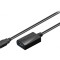 Cablu USB 3.0 A-A 5m Negru 5Gbps