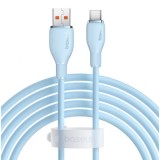 Cablu Date si Incarcare USB-A - USB-C Baseus Pudding, 100W, 2m, Albastru P10355703311-01