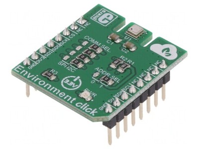 Placă Prototip BME680 I2C/SPI MikroBUS Environment Click foto