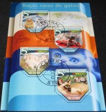 S&atilde;o Tom&eacute; și Pr&iacute;ncipe 2015 &ndash; Rase rare de pisici &ndash; Coliță CTO -A61