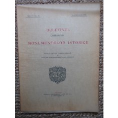 BULETINUL COMISIUNII MONUMENTELOR ISTORICE , PUBLICATIUNE TRIMESTRIALA ANUL V , FASC. 19 ,IULIE-SEPTEMBRIE 1912