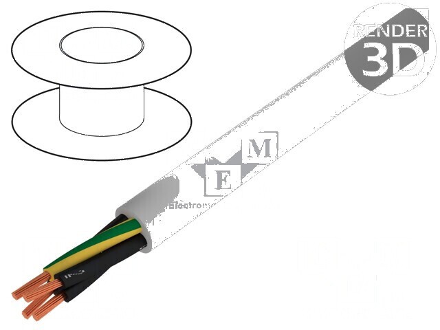 Cablu Pro-Met neecranat 50m