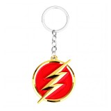 Cumpara ieftin Breloc chei emblema The Flash ( fulgerul ) si pe verso sigla Shazam, Rosu / Gold
