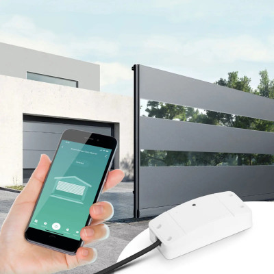 Set senzor de deschidere garaj Smart Wi-Fi - 230V foto