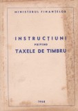 Instructiuni privind taxele de timbru