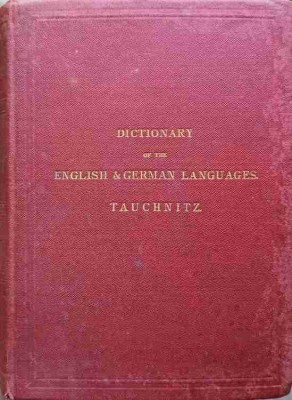 A NEW POCKET DICTIONARY OF THE ENGLISH AND GERMAN LANGUAGES-J.E. WESSELY-251708 foto