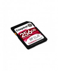 Secure digital card kingston 256gb sdxc clasa 10 uhs-i 100mb/s foto