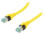 Patch Cord S/FTP Cat6 Cu Galben 1,5m