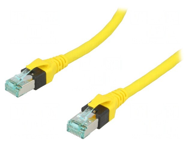 Patch Cord S/FTP Cat6 Cu Galben 1,5m