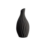 Cumpara ieftin Vaza flori ceramica neagra Tribeca 20 x 16 x 42 cm