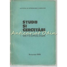 Studii Si Cercetari. Meteorologie - 1985