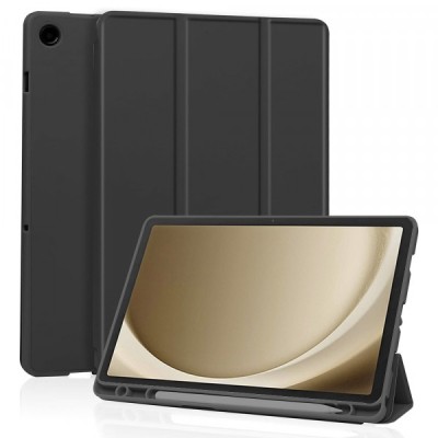 Husa pentru Samsung Galaxy Tab A9+, Techsuit, Flex Trifold, Neagra foto