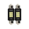 Set 2 Becuri LED Sofit C5W 12 SMD 41 MM