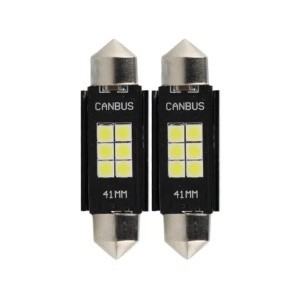 Set 2 Becuri LED Sofit C5W 12 SMD 41 MM foto