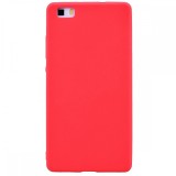 Husa Pentru HUAWEI P8 Lite - Luxury Slim Mat TSS, Rosu