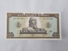 Haiti 1 Gourde 1987 Noua foto