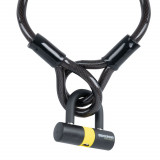 Cablu antifurt cu lacat Oxford Loop Lock15, lungime 2m, grosime 15mm