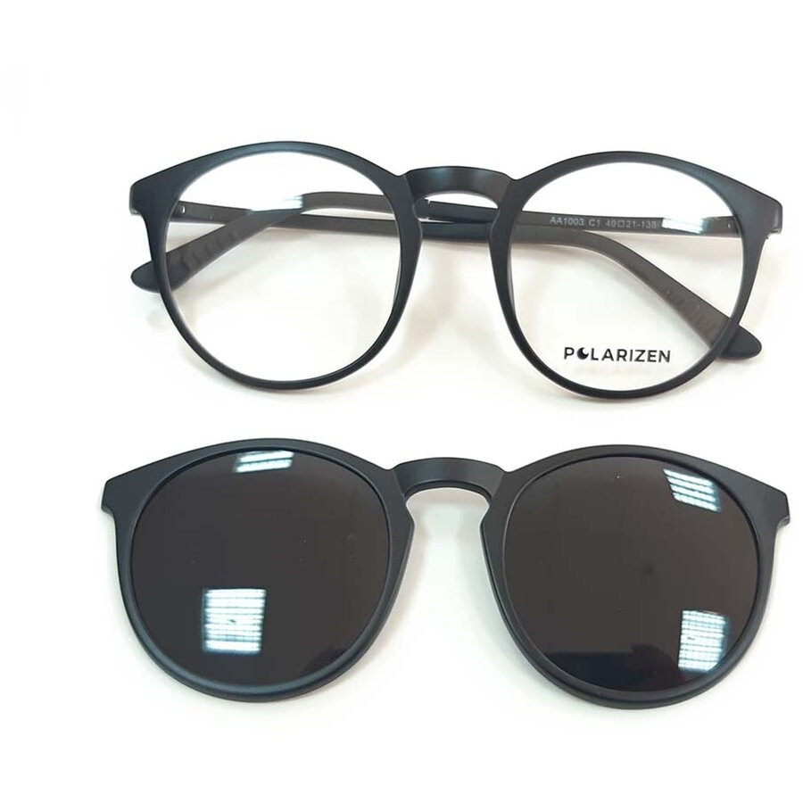 Rame ochelari de vedere unisex Polarizen CLIP-ON AA1003 C1 Black | arhiva  Okazii.ro