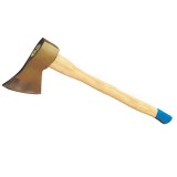 Cumpara ieftin Topor cu coada din lemn, auriu, 82 cm, 1500 g