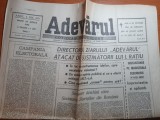 Ziarul adevarul 24 aprilie 1990-miting in piata aviatoriilor