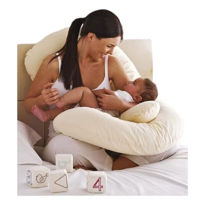 Perna 3 in 1 Gravide si Alaptare cu Design Patentat, Suport Lombar si Cervical, Bumbac Premium, Multifunctionala