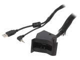 Adaptor USB/AUX VW Jack 3,5mm 4pin USB A