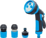 Set de udare gradina Aquacraft cu pistol 4 jeturi, cuple 1/2 si adaptor