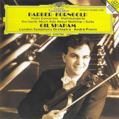CD Samuel Barber/Korngold - Violin Concertos / Much Ado About Nothing - Suite