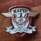 QW9 N7 21 - Insigna - tematica sport - fotbal - clubul Rapid Bucuresti