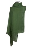 Esarfa dama uni 25VM, verde masliniu 180 x 95 cm, Marime universala