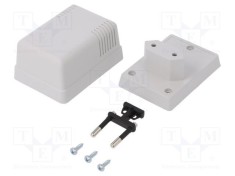 Carcasa alimentator MASZCZYK 52mm x 70mm x 47mm ABS gri cu suruburi x2 foto