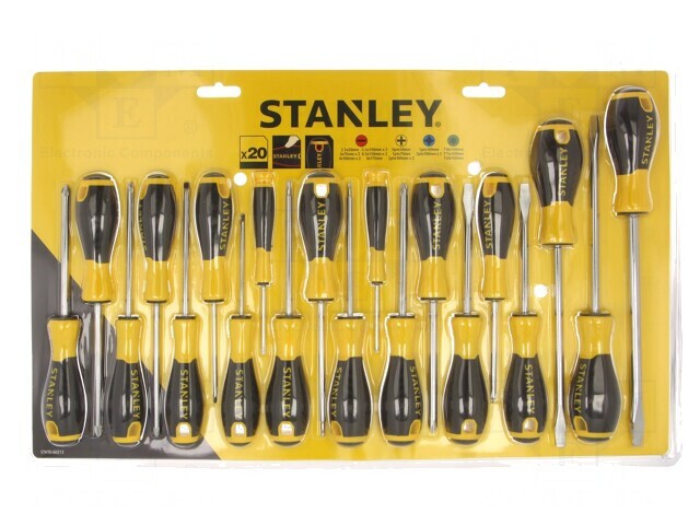 Kit Șurubelnițe Phillips Pozidriv Plată Torx Essential STHT0-60213