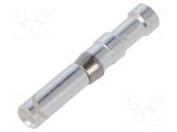 Pin mamă argintat BINDER 2,5mm2 crimpat pe cablu 696