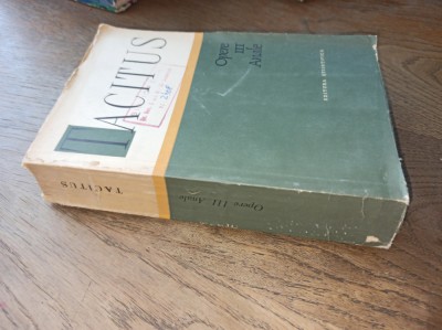 PUBLIUS CORNELIUS TACITUS - Opere III - ANALE -1964 foto