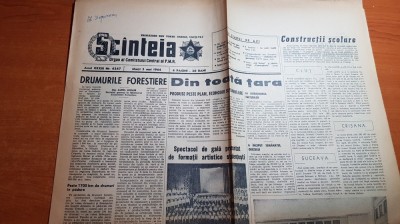 scanteia 5 mai 1964-constructii scolare in cluj,suceava si crisana foto