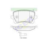 Set placute frana punte spate Audi Vw CC (358), 11.2016, Passat Variant (B6), 08.2011, Pasat B7, 2015, Passat CC (357), 2012, Icer Brakes Spania