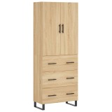 Cumpara ieftin Dulap inalt, stejar sonoma, 69,5x34x180 cm, lemn compozit