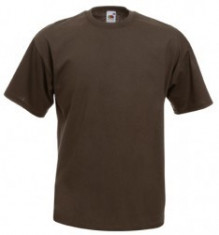 Tricou FRUIT OF THE LOOM Brown foto