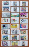 GERMANIA (RFG)-"PICTURA MODERNA in GERMANIA"- (L0T 8Serii dr 3v fiecare)-Nestampilat-MNH-Vezi-Scan