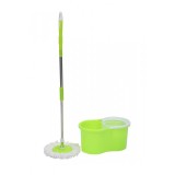 Cumpara ieftin Mop rotativ Vanora, galeata inclusa, rezerva microfibra, maner telescopic, Verde